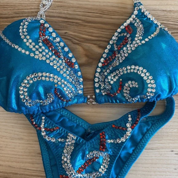 New Figure Physique Bodybuilding Posing Competition suit - Picture 1 of 3